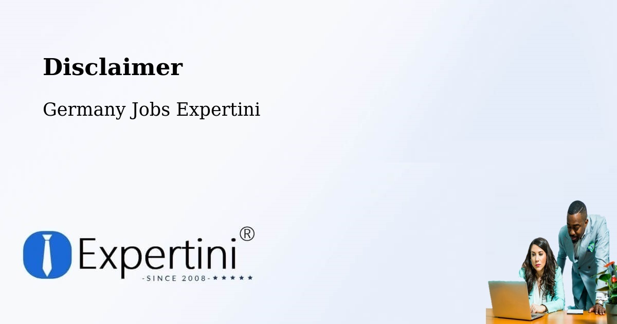 Disclaimer – Siegen - Germany Jobs Expertini